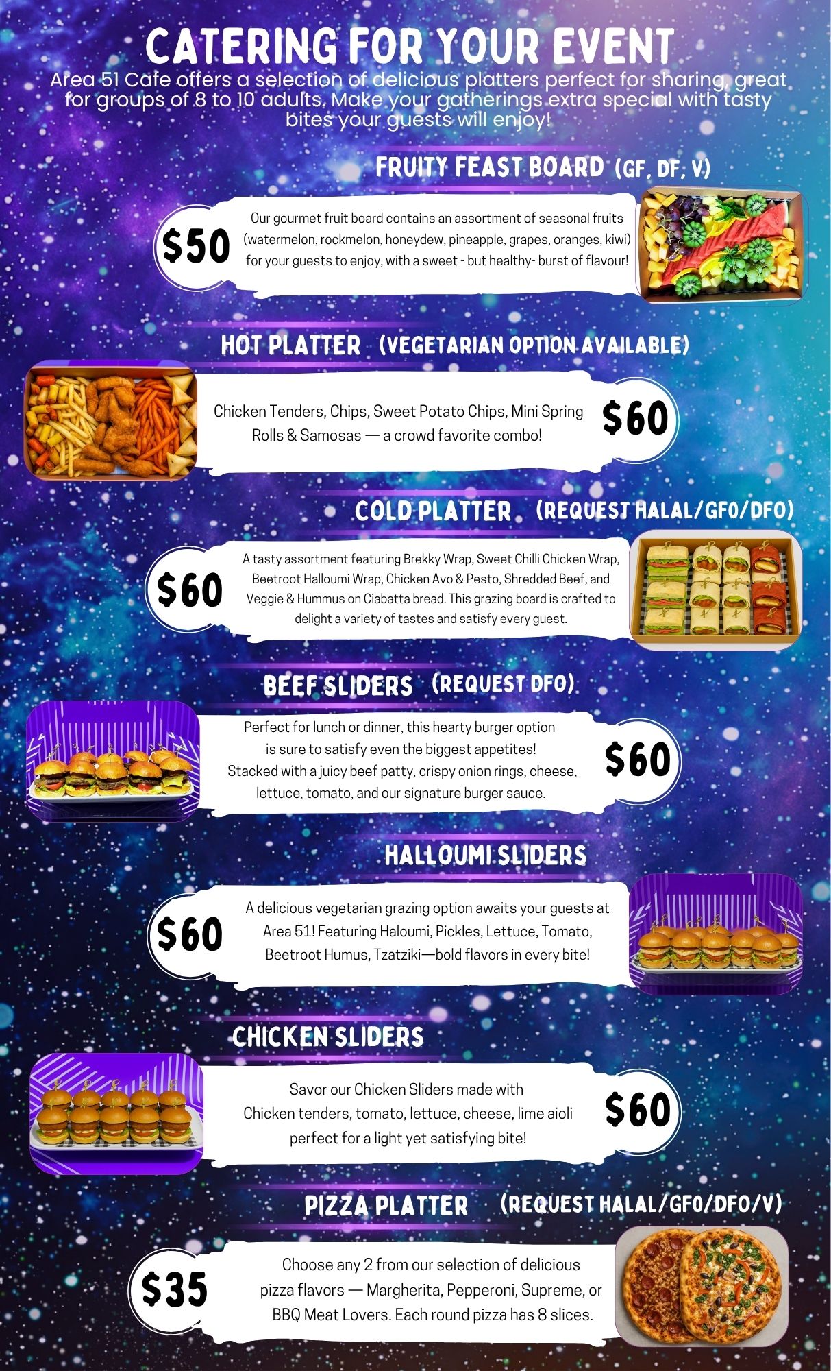 Grazing Board 29th October Vacation Care School Excursion at Area 51